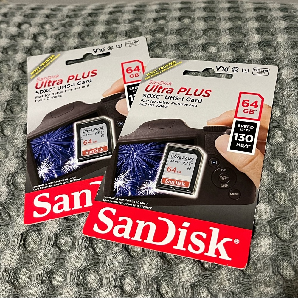 2 64gb memory cards